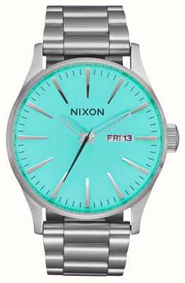 Nixon 哨兵 |蓝色表盘 |不锈钢手链 A356-2084-00