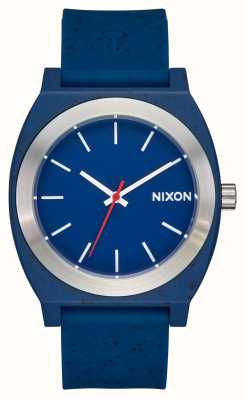 Nixon 时间出纳员 opp |蓝色表盘 |蓝色硅胶表带 A1361-5138-00