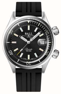 Ball Watch Company Engineer Master II 潜水计时码表 42 毫米黑色橡胶表带 DM2280A-P1C-BKR