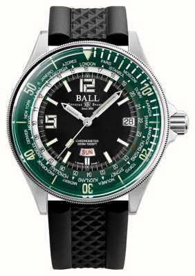 Ball Watch Company Engineer Master ii diver worldtime (42mm) 绿色表盘 黑色橡胶表带 DG2232A-PC-GRBK