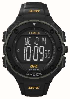 Timex x UFC 减震超大数字/黑色橡胶 TW4B27200
