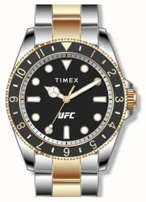 Timex X ufc登场黑色表盘/双色精钢 TW2V56700
