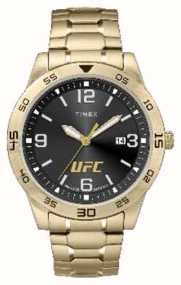 Timex x UFC 传奇黑色表盘/金色PVD不锈钢 TW2V56400