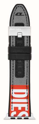 Diesel Apple 表带 (42/44/45mm) 灰色尼龙 DSS0006