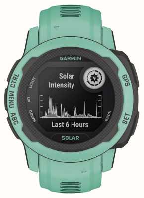 Garmin Instinct® 2s 太阳能 |新热带 |绿色硅胶表带 010-02564-02