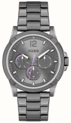 HUGO #impress石英（38毫米）灰色表盘/灰色PVD不锈钢 1540135