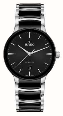 RADO Centrix 自动上链腕表（39.5 毫米）黑色表盘/黑色高科技陶瓷和不锈钢 R30018152
