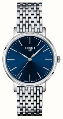 Tissot Everytime quartz lady (34mm) 蓝色表盘/精钢 T1432101104100