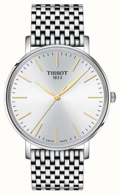 Tissot Everytime 石英绅士 (40mm) 银色表盘 / 精钢 T1434101101101
