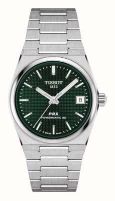 Tissot Prx powermatic 80（35毫米）绿色表盘/不锈钢 T1372071109100