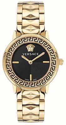 Versace V-tribute（36毫米）黑色表盘/金色PVD不锈钢 VE2P00622