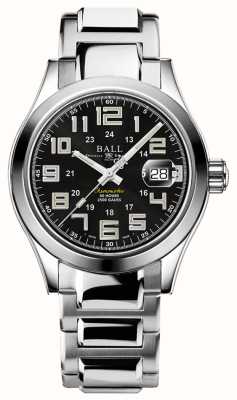 Ball Watch Company 工程师米先驱 | 40 毫米 |限量版 |黑色表盘 |不锈钢手链|彩虹管 NM9032C-S2C-BK2