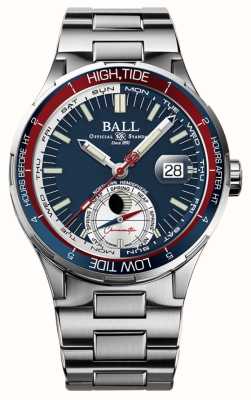 Ball Watch Company 路霸海洋探险家 | 41 毫米 |限量版 |蓝色表盘 |不锈钢手链 DM3120C-SCJ-BE