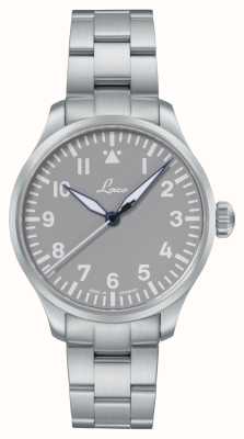 Laco 奥格斯堡格劳自动腕表（39毫米）灰色表盘/不锈钢表链 862161.MB