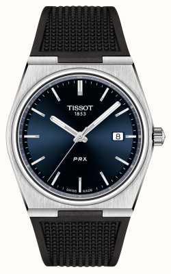 Tissot Prx 石英 (40mm) 蓝色表盘 / 黑色橡胶 T1374101704100