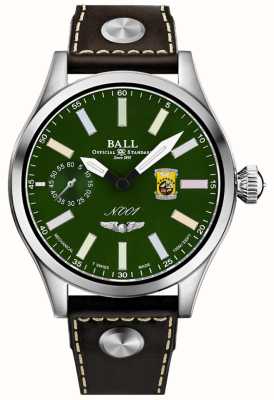Ball Watch Company Engineer master ii doolittle raiders (46mm) 绿色表盘彩虹标记/棕色皮革表带 NM2638C-L1-GR