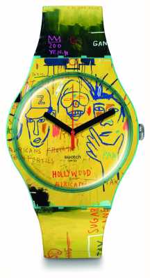 Swatch X 让·米歇尔·巴斯奎特 - 让·米歇尔·巴斯奎特的好莱坞非洲人 - 斯沃琪艺术之旅 SUOZ354
