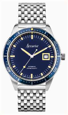 Accurist 潜水自动上链（42毫米）蓝色表盘/不锈钢 72006