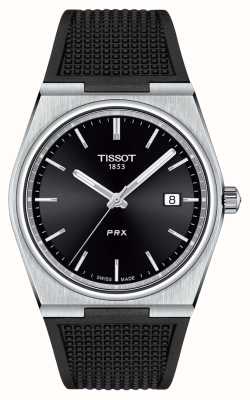 Tissot Prx石英（40mm）黑色表盘/黑色硅胶表带 T1374101705100