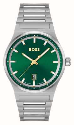 BOSS Candor（41毫米）绿色表盘/不锈钢表链 1514079