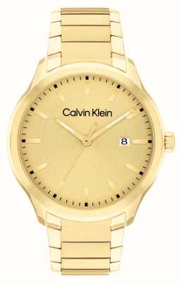Calvin Klein Define男款（43mm）金质表盘/金质不锈钢表链 25200349
