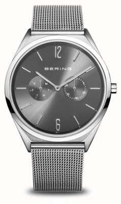 Bering 超薄（40毫米）灰色表盘/不锈钢米兰尼斯 17140-009