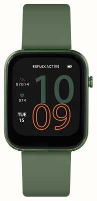 Reflex Active Series 12 多功能智能手表（38mm）数字表盘/森林绿硅胶 RA12-2156