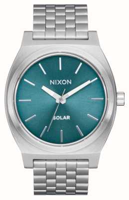 Nixon 太阳能报时器（40毫米）蓝色表盘/不锈钢表链 A1369-5161-00