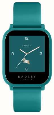 Radley 系列 10（36 毫米）智能活动追踪器绿色硅胶表带 RYS10-2159
