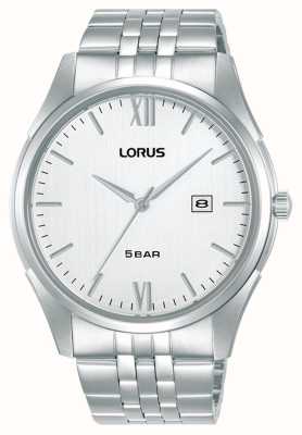 Lorus 经典日期（42毫米）白色发纹表盘/不锈钢 RH987PX9