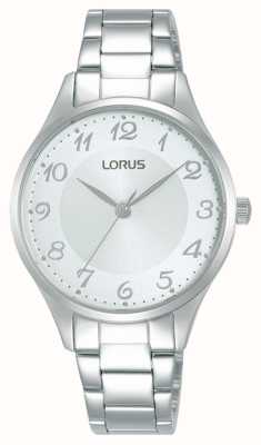 Lorus 正装石英（32毫米）白色太阳纹表盘/不锈钢 RG267VX9