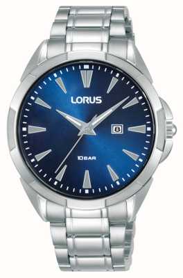 Lorus 运动日期100m（36mm）深蓝色太阳纹表盘/精钢 RJ257BX9