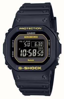 Casio G-shock“小心黄”坚韧太阳能多频段 6 黑色硅胶 GW-B5600CY-1ER