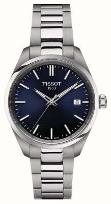 Tissot Pr 100（34毫米）蓝色表盘/不锈钢表链 T1502101104100