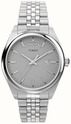 Timex 男士legacy（41毫米）灰色表盘/不锈钢表链 TW2V67900