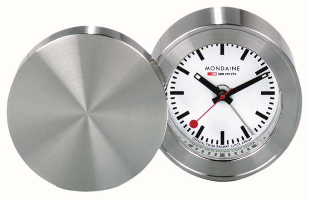 Mondaine 旅行闹钟（50mm）白色表盘 MSM.64410