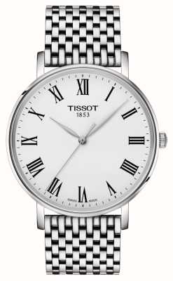 Tissot 男士everytime（40毫米）银色表盘/不锈钢表链 T1434101103300