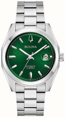 Bulova 男士测量员（38mm）绿色表盘/精钢表链 96B429