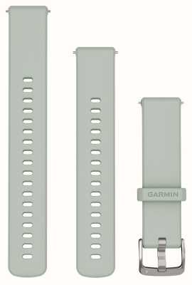 Garmin 快速释放带（18 毫米）鼠尾草灰色硅胶银色硬件 010-13256-01