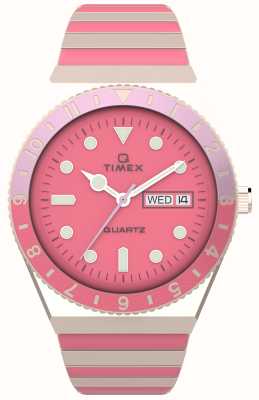 Timex Q timex (36mm) 粉色表盘/粉色可扩展表链 TW2W41000