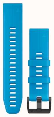 Garmin 青色蓝色橡胶表带，仅quickfit 22mm 010-12740-03