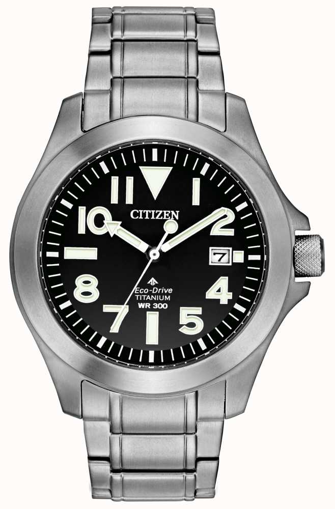 Citizen Promaster 坚韧 |钛表壳 |黑色表盘 | BN0118-55E