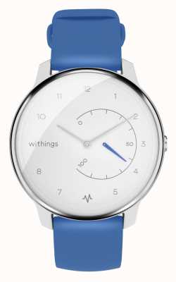 Withings 移动心电图|白色和蓝色|活动追踪器 HWA08-MODEL 2-ALL-INT