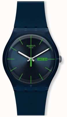 Swatch |新绅士 |蓝色反叛手表| SO29N704
