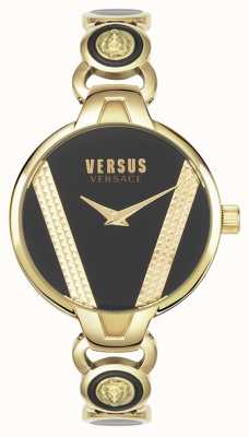 Versus Versace |圣日耳曼|金色调不锈钢|黑色表盘| VSPER0319