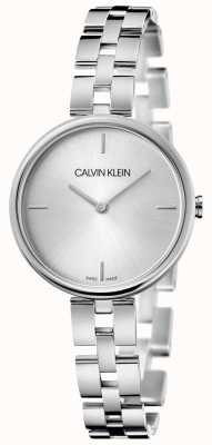 Calvin Klein 优雅|不锈钢手链|银色表盘 KBF23146