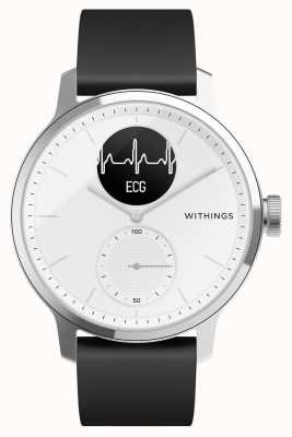 Withings Scanwatch 42mm White-带ECG的混合智能手表 HWA09-MODEL 3-ALL-INT
