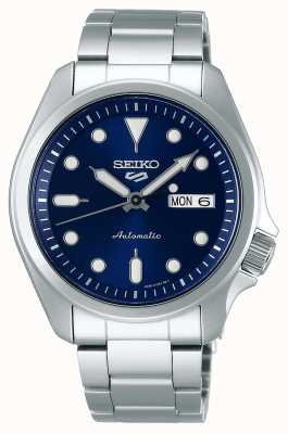 Seiko 5 运动 |自动表|蓝色表盘 |不锈钢手链 SRPE53K1