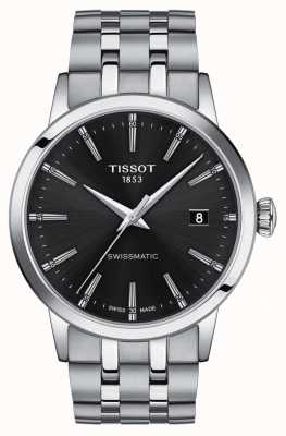 Tissot Swissmatic |黑色表盘|不锈钢手链 T1294071105100