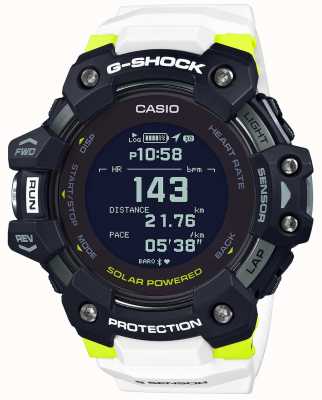 Casio G-shock | g队|心率监测器|蓝牙|白色| GBD-H1000-1A7ER